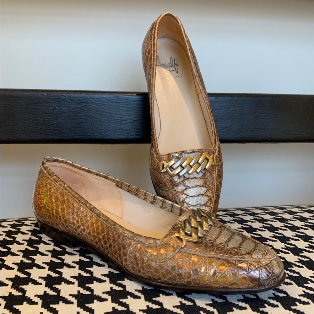 Amalfi by Rangoni Python Loafers